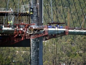 Detalle de una de las estructuras suministradas por Talleres Mecánicos Galicia